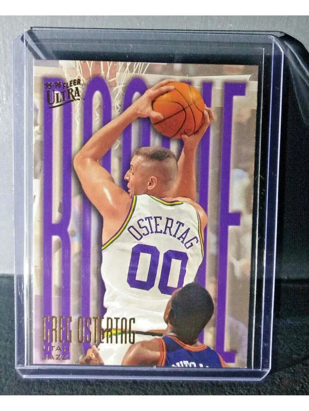 1995-96 Greg Ostertag #281 Fleer Ultra Rookie Basketball Card
